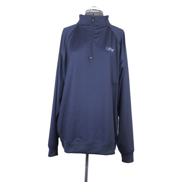 FJ FootJoy men's golf 1/4 zip mock neck performance pullover sweatshirt L - Picture 1 of 10